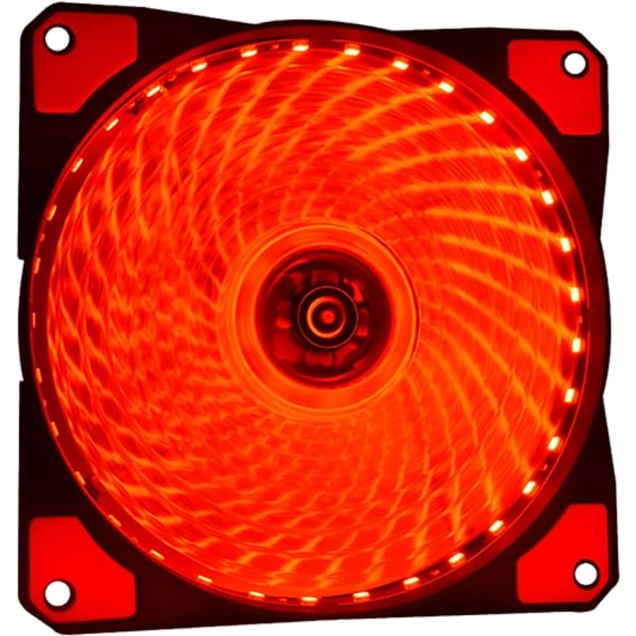 811MrvTDYZL._AC_SX522_ Ventilador Naceb Technology Na-0921R Led Rojo / 120MM / 23.4 Dba / 1200 Rpm / 6 Pines / 43.20 Cfm / NA-0921R - Image 1