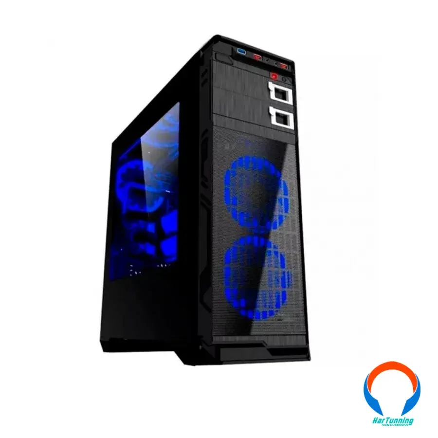 CGBLADEMKEGW1010 Gabinete Eagle Warrior Blade Mk / Usb 3.1 / ATX / Negro / Ventilador Azul - Image 1