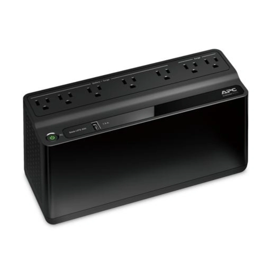 CP-APC-BE600M1-1 No-Break Apc Be600m1-Lm / 600VA / 330W / 7 Contactos / Puerto Usb / Apagado Automatico / Negro - Image 1