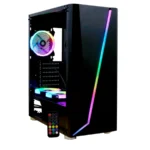 Gabinete YEYIAN Armageddon 2200 / ATX, Micro-ATX / 3 Vent. Inc. RGB / Cristal Templado / Yga-68809
