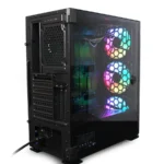 Gabinete YEYIAN Ygh-49703 Hollow 2500 / E-ATX, ATX, Micro-ATX, Mini-Itx / 3 Vent. Inc. ARGB / RGB / 3 Usb 3.0 / Negro - Image 4