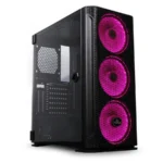Gabinete YEYIAN Ygh-49703 Hollow 2500 / E-ATX, ATX, Micro-ATX, Mini-Itx / 3 Vent. Inc. ARGB / RGB / 3 Usb 3.0 / Negro - Image 2