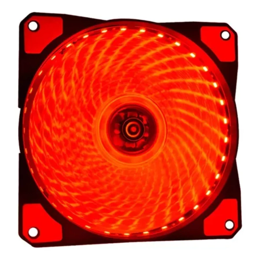 D_NQ_NP_867904-MLM71109286554_082023-O Ventilador Naceb Technology Na-0919R / 120MM / 43.20MM / 1200 Rpm / 23.40 Dba / 3 Pines / 4 Pines Molex / Rojo - Image 1