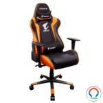 Silla GAMER Deportiva Aorus GIGABYTE Agc300 / Cuero Sintetico / Inclinacion De 180°/ Reposabrazos / Negro Con Anaranjado