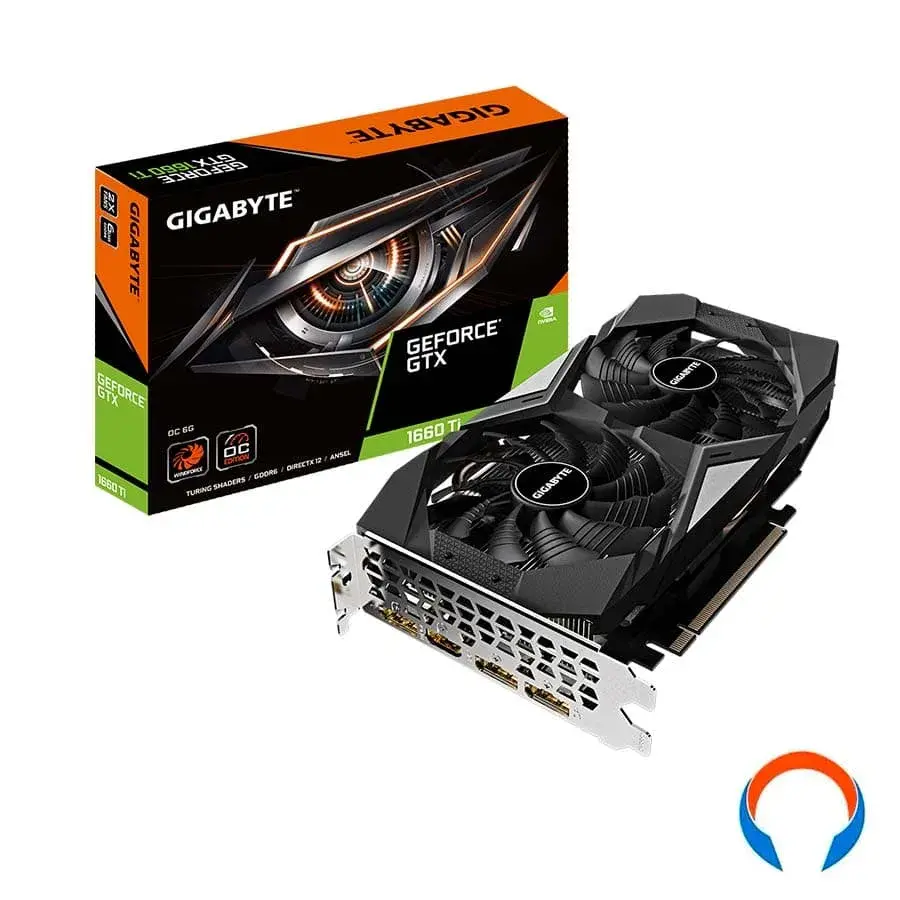 GV-N166TOC-6GD9817 Tarjeta De Video GIGABYTE NVIDIA Geforce Gtx 1660 Ti Oc / 6GB Gddr6 / 1536 Nucleos Cuda / 7680X4320 Pixeles / Pci-E 3.0 / Hdmi, Dp - Image 1