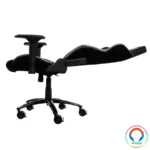 Silla GAMER Game Factor Cgc601 / Tela Automotriz / Estructura Metalica / Descansa Brazos Ajustable 4D / Reclinable / Negro Con Rojo - Image 3