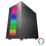 Gabinete Yaguaret Flicker / ARGB / MICRO ATX, Itx / Cristal Templado / HDD/ SSD / Usb3.0 / Negro - Image 3