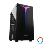Gabinete GAMDIAS Argus E2 Elite / RGB / ATX, Micro-ATX, Micro-Itx / Cristal Templado / 1 Vent. Incluido / Negro