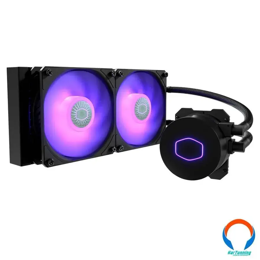 MLW-D24M-A18PC-R210 AIO COOLER MASTER Masterliquid Ml240l V2 RGB Cpu / 240MM / Enfriamiento Liquido / X2 Vent. 120MM / 1800RPM / 62 Cfm / 27 Dba - Image 1