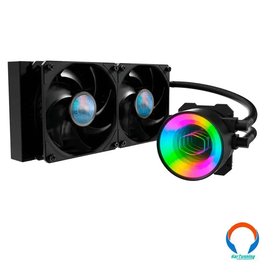 MLX-D24M-A18PK-R1 AIO COOLER MASTER Ml280 Cpu / 280MM / Enfriamiento Liquido / X2 Vent. 140MM / 1400 Rpm / 1400RPM / 27 Dba - Image 1