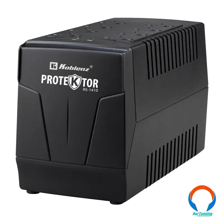 RS-1410-G1 Regulador Koblenz Rs-1410 / 1410 Va / 700W / Salida 108-132V / 4 Contactos Regulados / 4 Con Supresión De Picos / Negro - Image 1