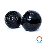 Bocinas Portatiles VORAGO Spk-105 / Estereo / 3.5MM / Control De Volumen / Alimentacion Usb 2.0 / Negro