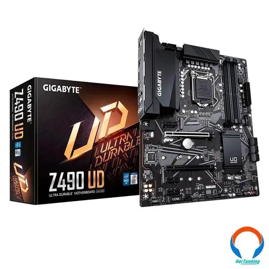 Z490-UD14 Tarjeta Madre GIGABYTE Z490 Ud / Lga 1200 / 10TH Gen / 128GB X4 Ddr4 4500MHz / Pci 3.0 / Sata 3 / Usb 3.0 / ATX - Image 1
