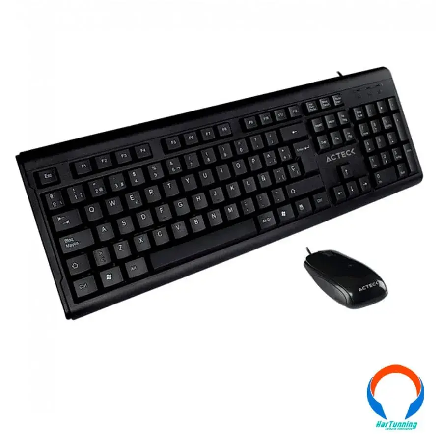 AC-92899110 Kit Teclado Y Mouse Acteck Ac-928991 / Alambrico / Usb / Español / Negro - Image 1