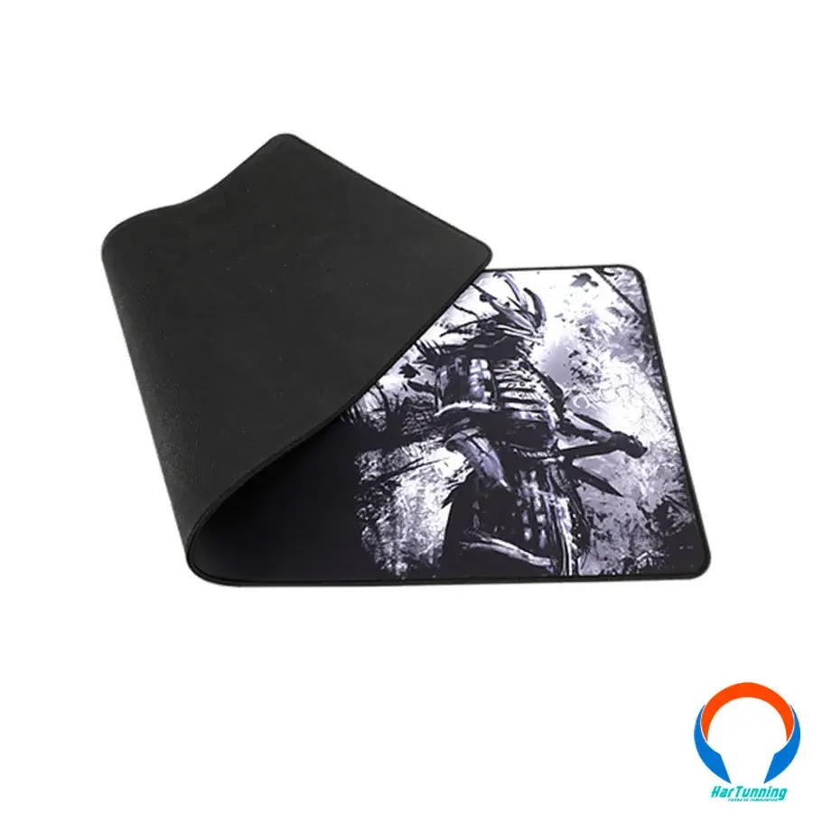 NA-0950--G3 Mouse Pad Naceb Samurai Ghostm Na-0950 / Xl / Seda Y Caucho / Antiderapante / 80X30X4 Cm / Negro-Gris - Image 1