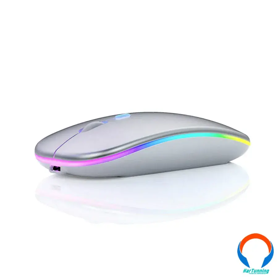 NE-412P-G1 Mouse Nextep Óptico Ne-412P RGB / Inalámbrico / 1600DPI / Color Plata - Image 1