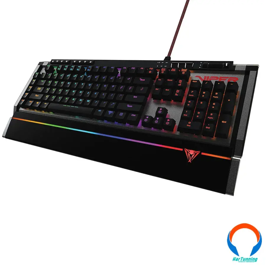 PV770MRUMXGM-G3 Teclado Patriot Viper V770 Gamingingles / RGB / Mecánico / Switch Kailh Red / Pv770mrumxgm / 5 Teclas Macro / Entrada De Auxiliar - Image 1