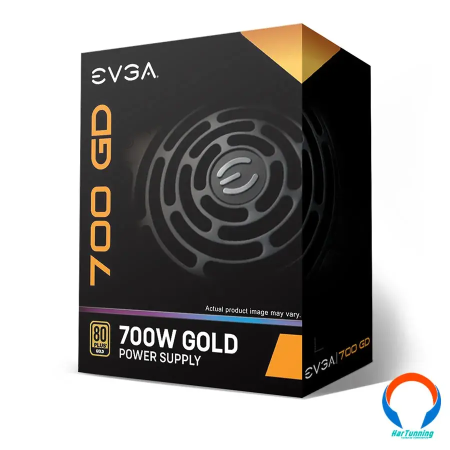 100-GD-0700-V1-G10 Fuente De Poder Evga 700GD / 700W / 80 Plus Gold / No Modular / Negro / 100-Gd-0700-V1 - Image 1