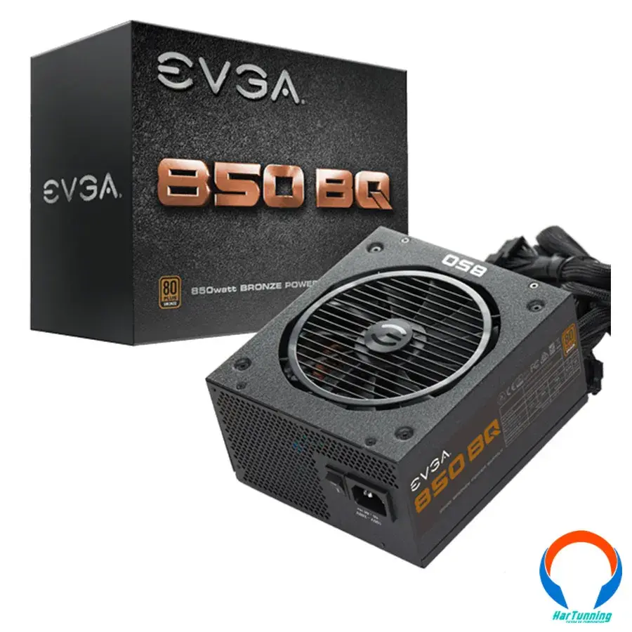 110-BQ-0850-V1-G1 Fuente De Poder Evga 850BQ / 850W / 80 Plus Bronze / Semi Modular / Negro / 110 Bq 0850 V1 - Image 1