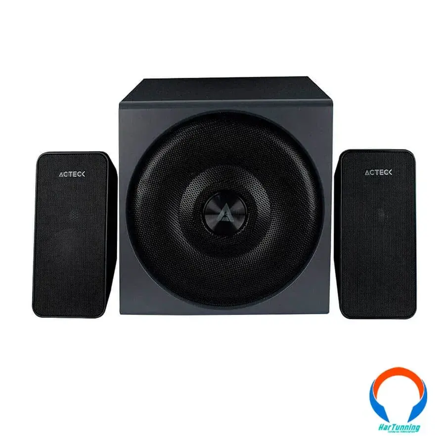 AC-92292011 Bocinas Acteck Ac-922920 S2110 2.1 Con Subwoofer / 20W/ 3.5MM, Bluetooth, Micro Sd, Usb / Negro - Image 1