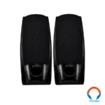 Bocinas Acteck 2.0 Aubo-014 / Alambrico / Usb, 3.5 / 70 Hz – 20 Khz / Control De Volumen / Color Negro