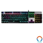 Teclado Gaming Mecánico Balam Rush Alba / Switch Blue / Luz Led 6 Colores / Español / Usb 2.0 / Color Negro/Plata - Image 2