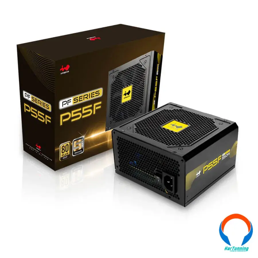 GV-N166TOC-6GD-g9 Fuente De Poder In Win P55f Serie Pf / 550W / 80 Plus Gold / ATX / 12V / V2.52 / 1.5 Kg / 25DBA / 120MM / Negro - Image 1
