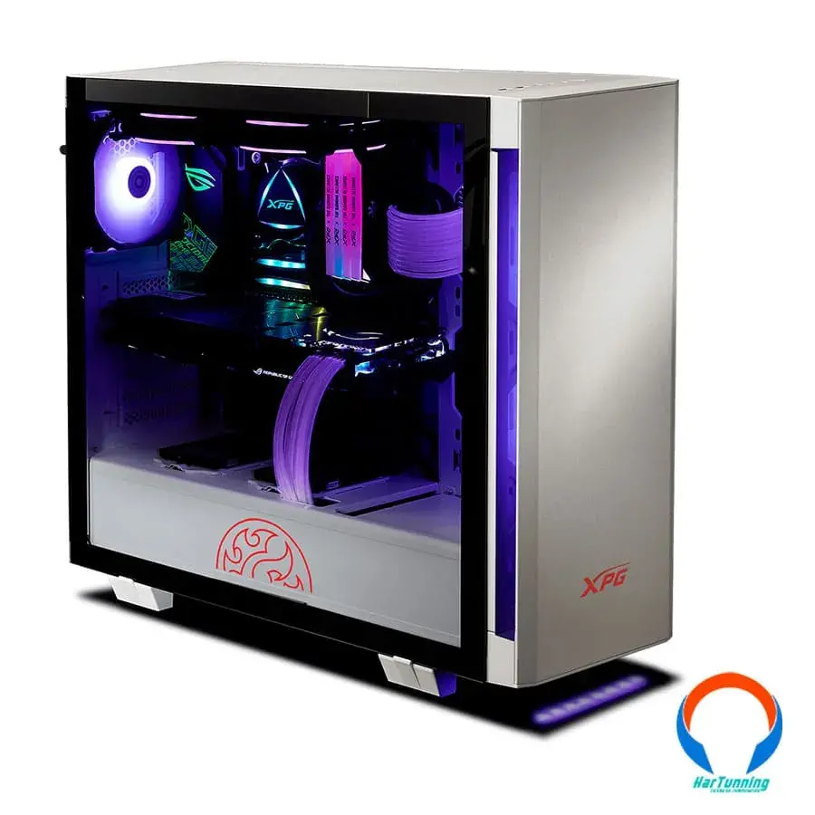 INVADER-WHCWW10 Gabinete XPG Invader Withe / ATX / 2 Ventiladores Incluidos / Cristal Templado / USB 3.0 / Blanco - Image 1