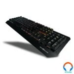 Teclado Gaming Mecanico Optico Game Factor Kbg601 RGB / Anti-Ghosting / Switch Red / Multimedia / Usb 2.0 / Negro