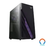 Gabinete GAMER Naceb Technology Zion RGB / Cristal Templado / ATX / 3 Ventiladores Inc. / Usb 3.0 / Negro / Na-0612