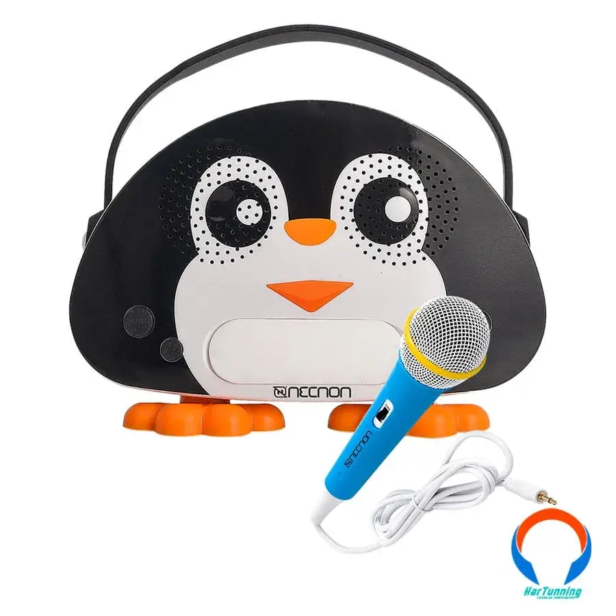 NBK-KIDSKARAOKE98 Karaoke Birdie Necnon / Con Microfono / Usb, 3.5, Fm, Tf, Bateria 1200 Mah / Negro / NBK-KIDS KARAOKE-P - Image 1
