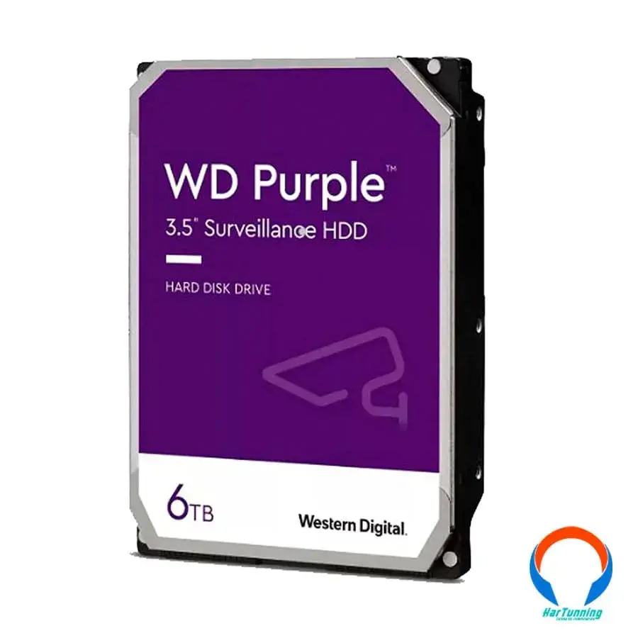 WD62PURZ11 Disco Duro Western Digital Purple Wd62purz / 6TB / SATA III / 5400 Rpm / 64MB Cache / 3.5 / Para Videoviglancia En Hd - Image 1