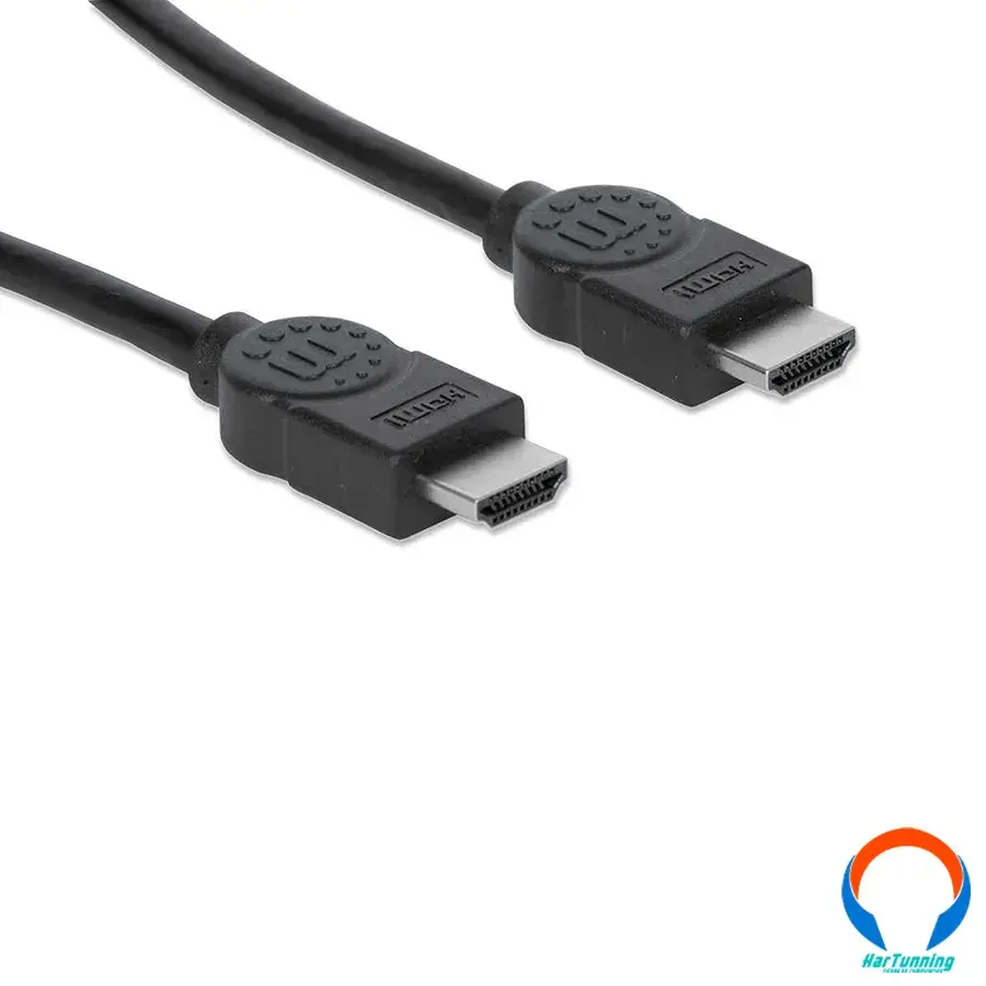 308458-G2 Cable Hdmi Manhattan 308458 / 22.5M / 1080P 4K / 3D Blindado / Negro - Image 1