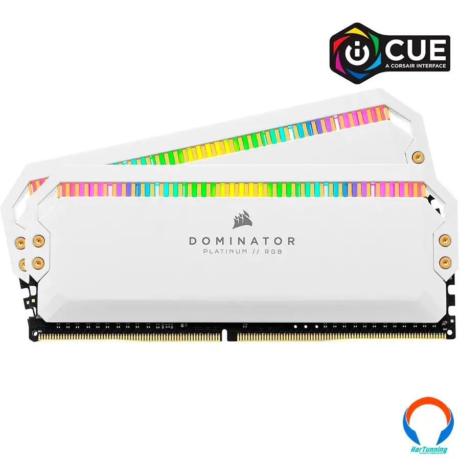 CMT16GX4M2C3200C16W-G1 Kit De Memoria CORSAIR Dominator Platinum 16GB 2x8GB / DDR4 3200MHz* OC / CL16 / DIMM / Blanco - Image 1