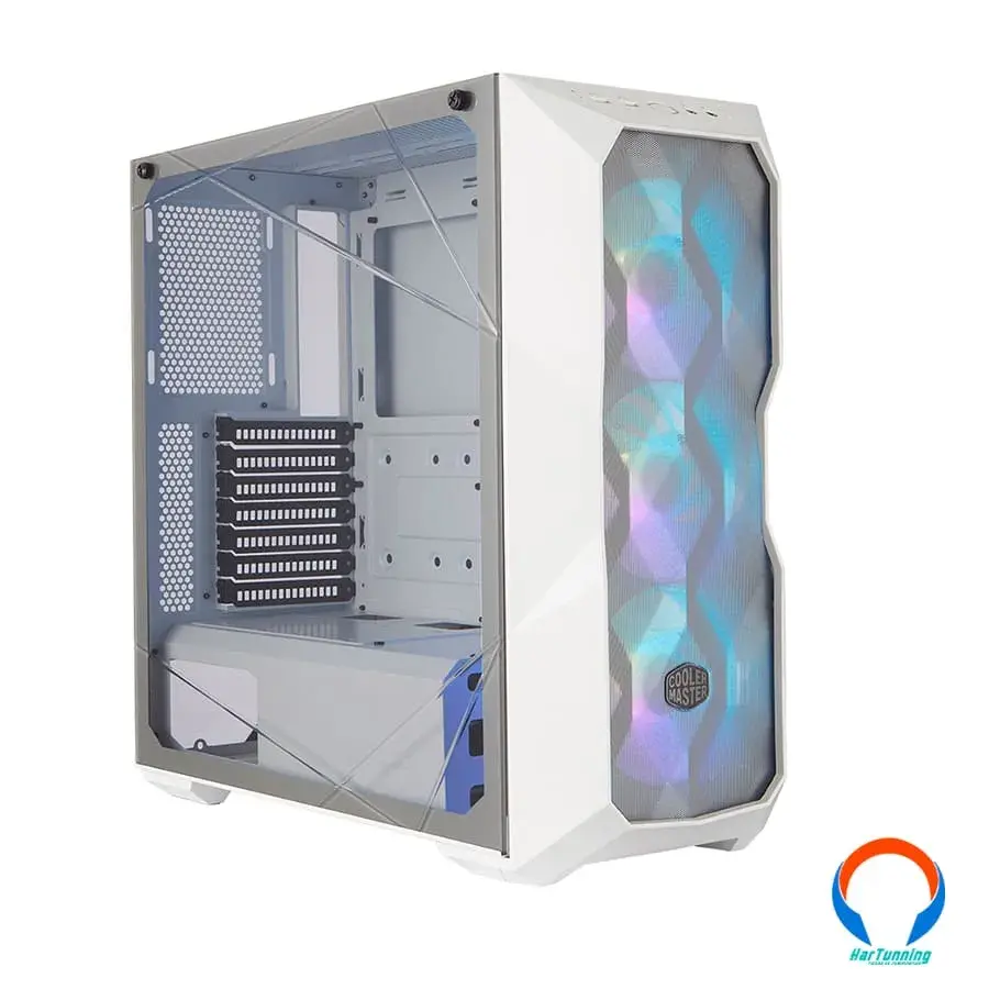 MCB-D500D-WGNN-S0110 Gabinete COOLER MASTER TD500 Mesh / ATX / Cristal Templado / 3 ventiladores incluidos Argb / Usb 3.2 / Blanco - Image 1