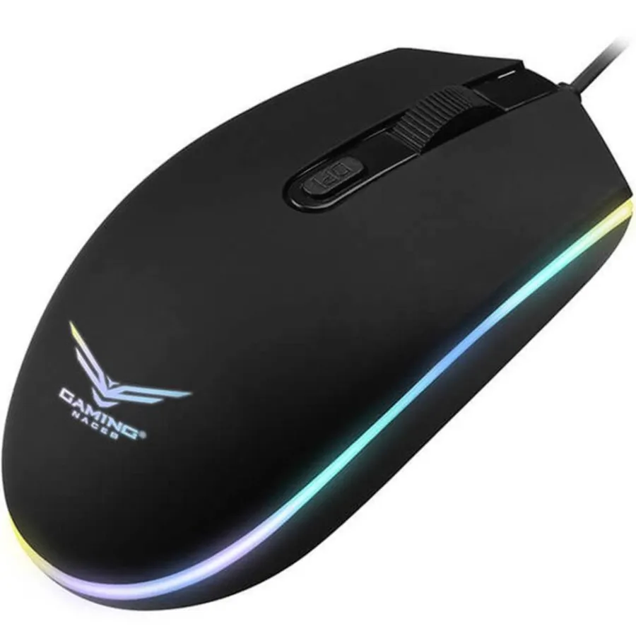 62c21277-89c3-4f13-bc60-49fd96145f1f_1.b702fd3e913bb7ee3f21e0740bd1d542 Mouse Gamer Crossfire Naceb Technology RGB / Alámbrico / 800/1000/1200 DPI's / Negro - Image 1