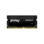 Memoria RAM KINGSTON Fury Impact Black Sodimm / 8GB / Ddr4 3200MHz / CL20-22-22 / 1.2v / Para Laptop / Negro / KF432S20IB/8