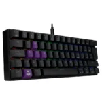 BUNDLE Teclado Mecánico Dark Moon + Mouse Pad EUROPA XL+ - 60% 60 Teclas, ARGB, Switches Gateron Blue, Distribución Español, 80x30cm - Negro - Image 3