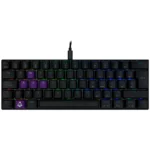 BUNDLE Teclado Mecánico Dark Moon + Mouse Pad EUROPA XL+ - 60% 60 Teclas, ARGB, Switches Gateron Blue, Distribución Español, 80x30cm - Negro - Image 2