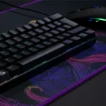 BUNDLE Teclado Mecánico Dark Moon + Mouse Pad EUROPA XL+ - 60% 60 Teclas, ARGB, Switches Gateron Blue, Distribución Español, 80x30cm - Negro - Imagen 5