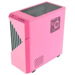 Gabinete Gamer MUNFROST Panda Pro - E-ATX, Cristal Templado, Usb 3.1, 3 Vent. Incluidos, + Fuente De Poder 550W 80 Plus Bronze, Rosa Con Blanco - Imagen 4