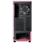 Gabinete Gamer MUNFROST Panda Pro - E-ATX, Cristal Templado, Usb 3.1, 3 Vent. Incluidos, + Fuente De Poder 550W 80 Plus Bronze, Rosa Con Blanco - Imagen 9
