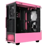 Gabinete Gamer MUNFROST Panda Pro - E-ATX, Cristal Templado, Usb 3.1, 3 Vent. Incluidos, + Fuente De Poder 550W 80 Plus Bronze, Rosa Con Blanco - Imagen 8