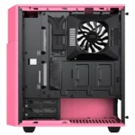 Gabinete Gamer MUNFROST Panda Pro - E-ATX, Cristal Templado, Usb 3.1, 3 Vent. Incluidos, + Fuente De Poder 550W 80 Plus Bronze, Rosa Con Blanco - Imagen 7
