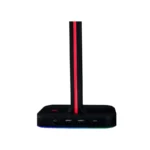 Soporte Headset Gamer BALAM RUSH Atlas Pro / Alámbrico / Rgb / 2 Usb / Negro Con Rojo - Image 6