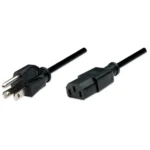 Cable de Corriente Para PC Escritorio / 1.8M / Manhattan / Negro