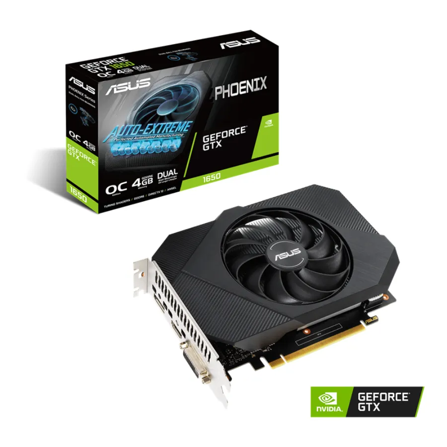 bloecgt7nrxjkkjr_setting_xxx_0_90_end_800 Tarjeta De Video Asus Phoenix NVIDIA GeForce GTX 1650 OC / Single FAN / 4Gb Gddr6 / 7680X4320 Pixeles / Pci Express 3.0 / Hdmi,Dp,Dvi - Image 1
