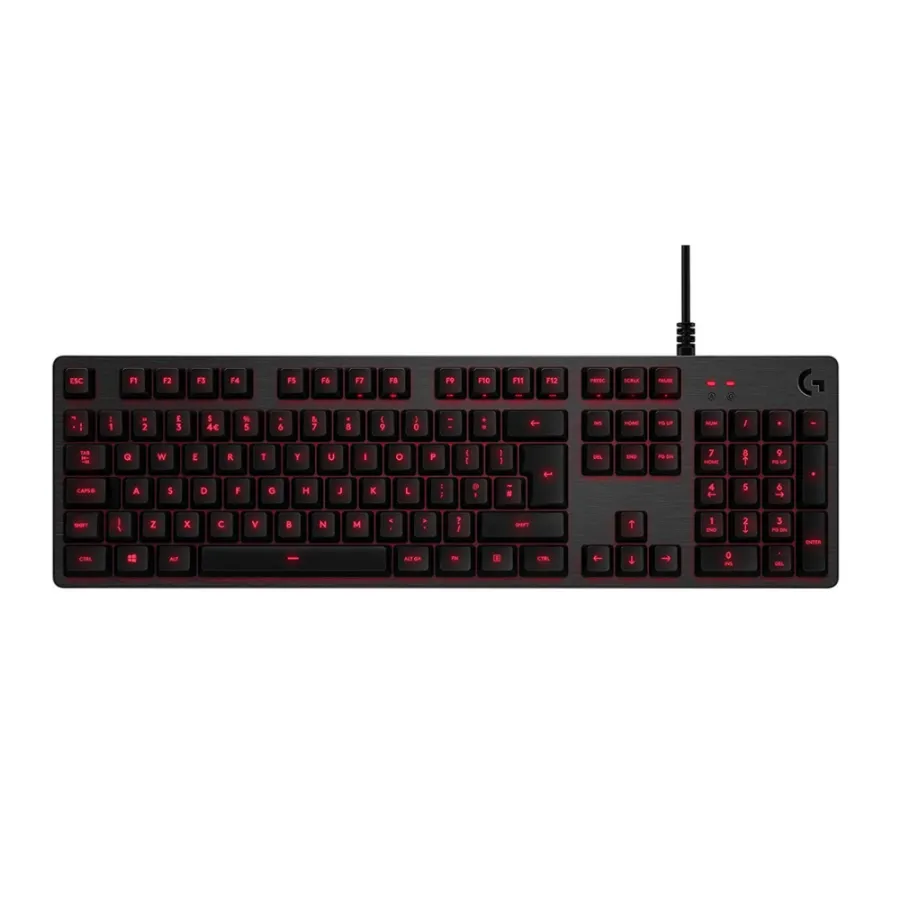 920-00830010 Teclado Gaming LOGITECH G413 / Mecánico / Switch Romer-G / Alámbrico / Usb / Led Rojo / Carbono - Image 1