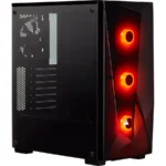 Gabinete CORSAIR Carbide Spec Delta / ATX, Micro-ATX, Mini-IXT / Cristal Templado / 4 Vent. Incluidos / Rgb  / Negro