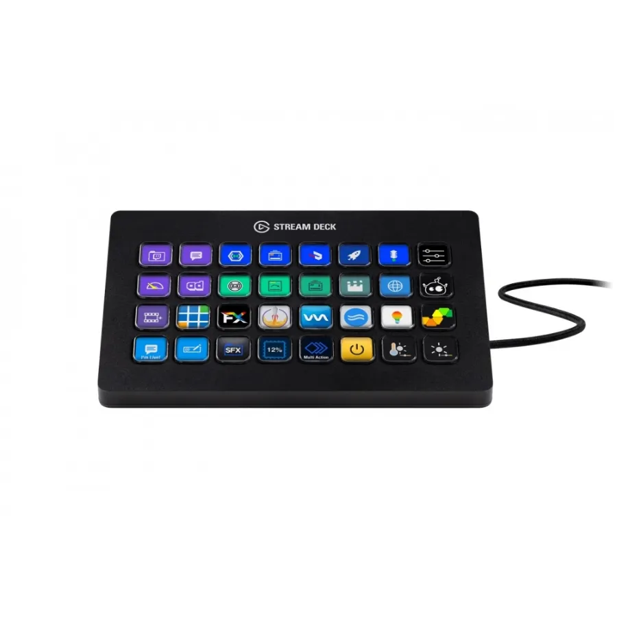 CP-ELGATO-10GAT9901-1 Stream Deck Elgato XL 32 Teclas LCD Personalizables / USB / 10GAT9901 / Negro - Image 1